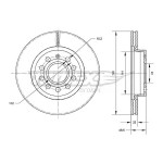 TOMEX Brakes Bremsscheibe